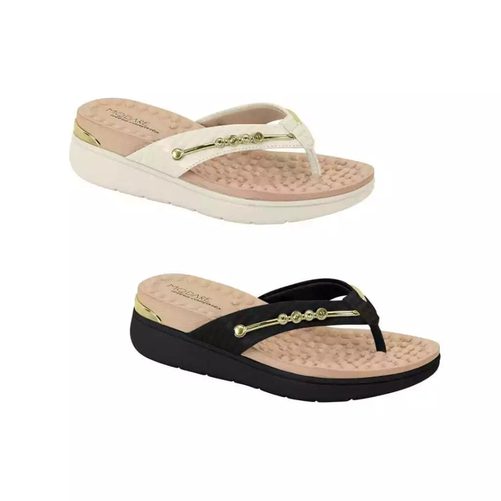 Tamanco Plataforma Dedo Palmilha Modare