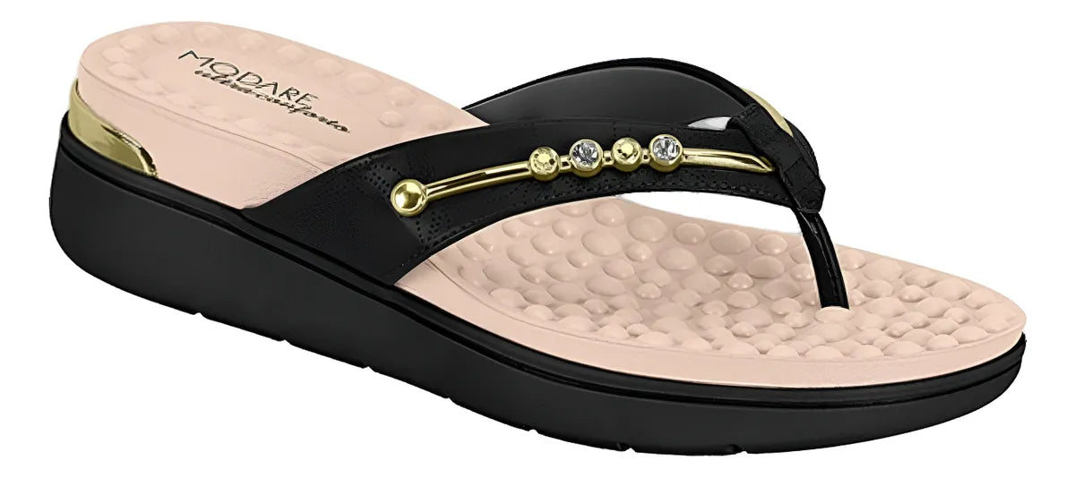 Tamanco Plataforma Dedo Palmilha Modare