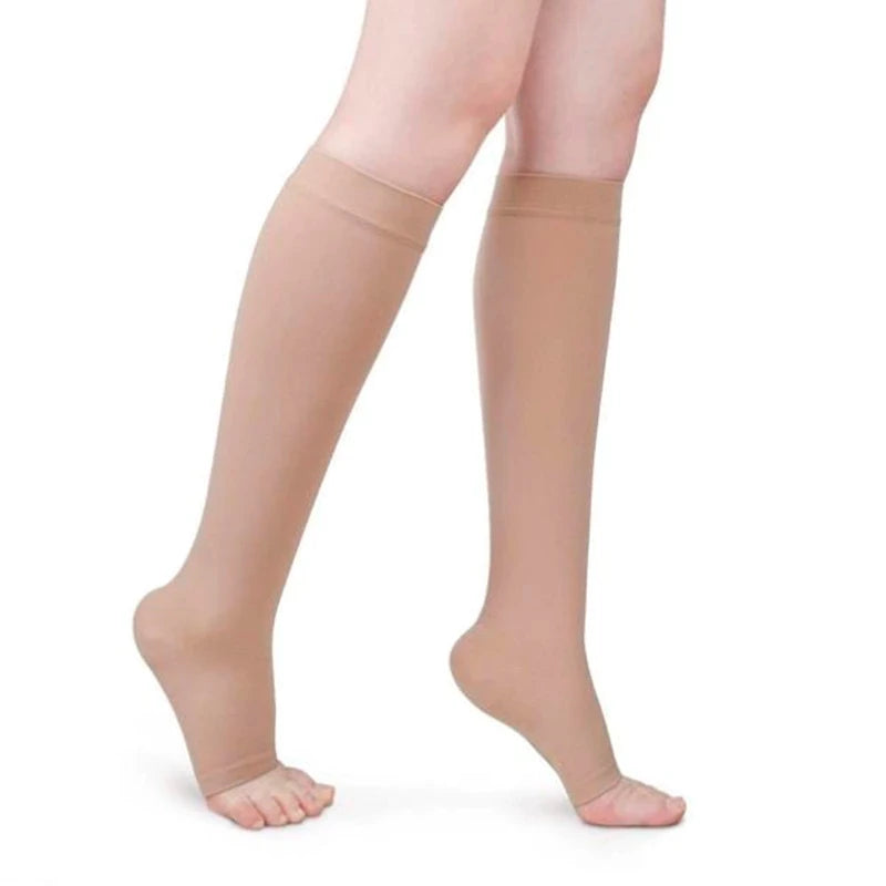Meia 3/4 Alta Compressão 20-30mmhg - Sem Ziper - Unissex