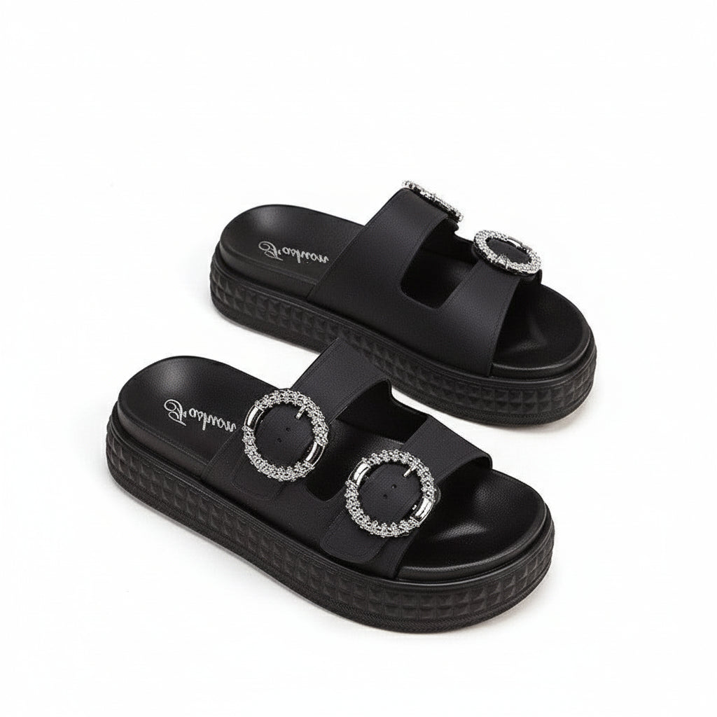 Sandálias abertas respiráveis