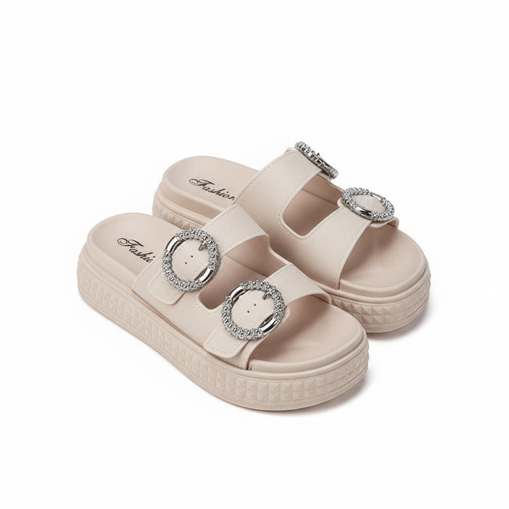 Sandálias abertas respiráveis