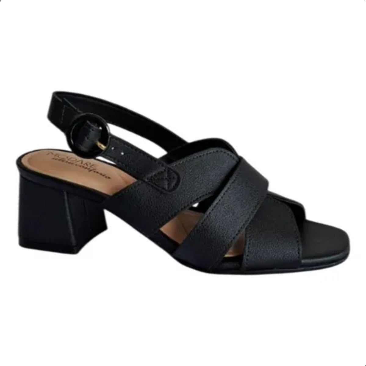 Sandália Feminina Modare Ultrconforto Ortopédica Salto Bloco