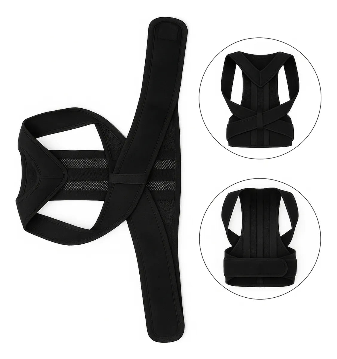 Corretor de Postura Ortopédico Ajustável